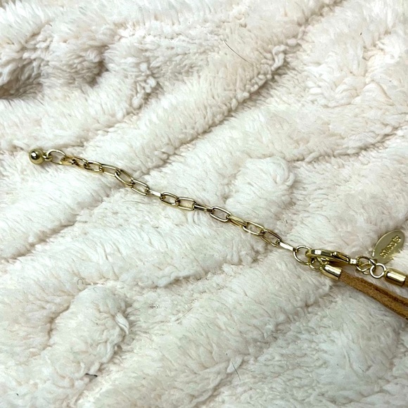 Vintage Chico’s Leather Boho Lariat Necklace - Picture 6 of 7